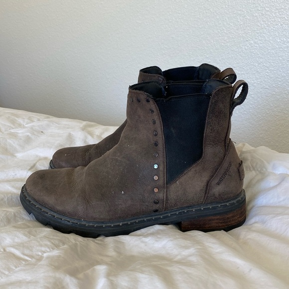 Sorel Lennox™ Chelsea Stud Blackened Brown 9 - Picture 1 of 7